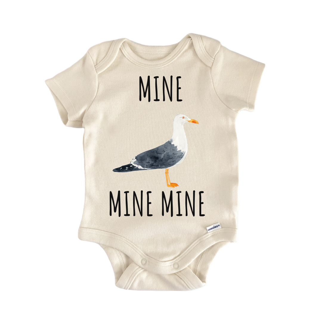 Seagull Mine Beach Bird Baby Gift Baby Onesie®