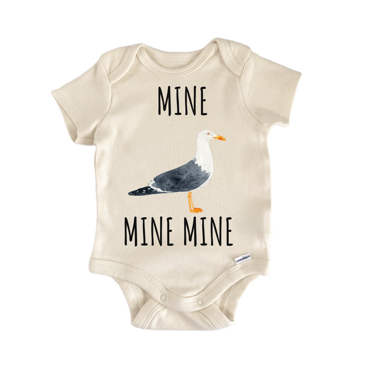 Seagull Mine Beach Bird Baby Gift Baby Onesie®