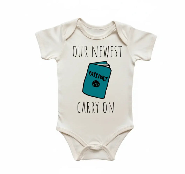 Travel Adventure Passport - Baby Boy Girl Clothes Infant Bodysuit Funny Cute Newborn  Funny Cute Onesie® | North Fork Forager LLC