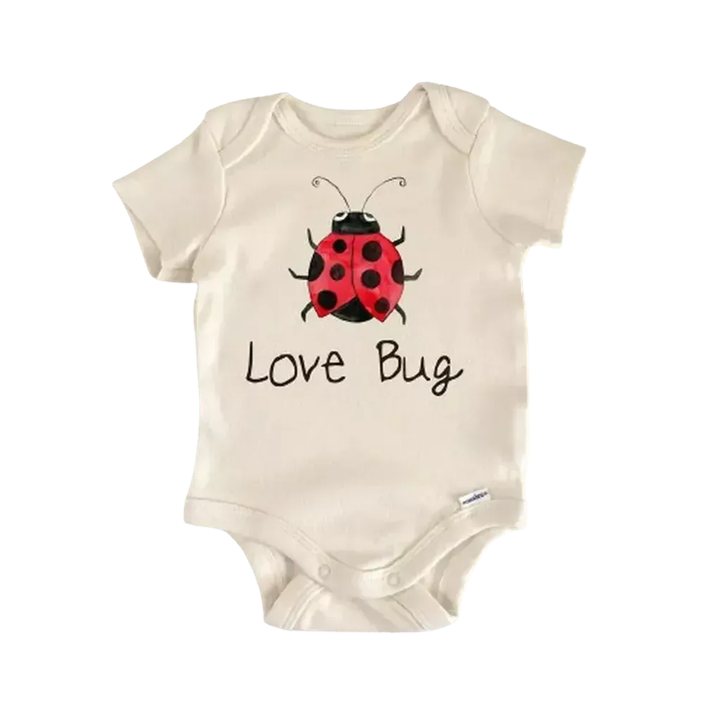 Lady Bug Snuggle - Baby Boy Girl Clothes Infant Bodysuit Funny Cute Newborn  Funny Cute Onesie® | North Fork Forager LLC