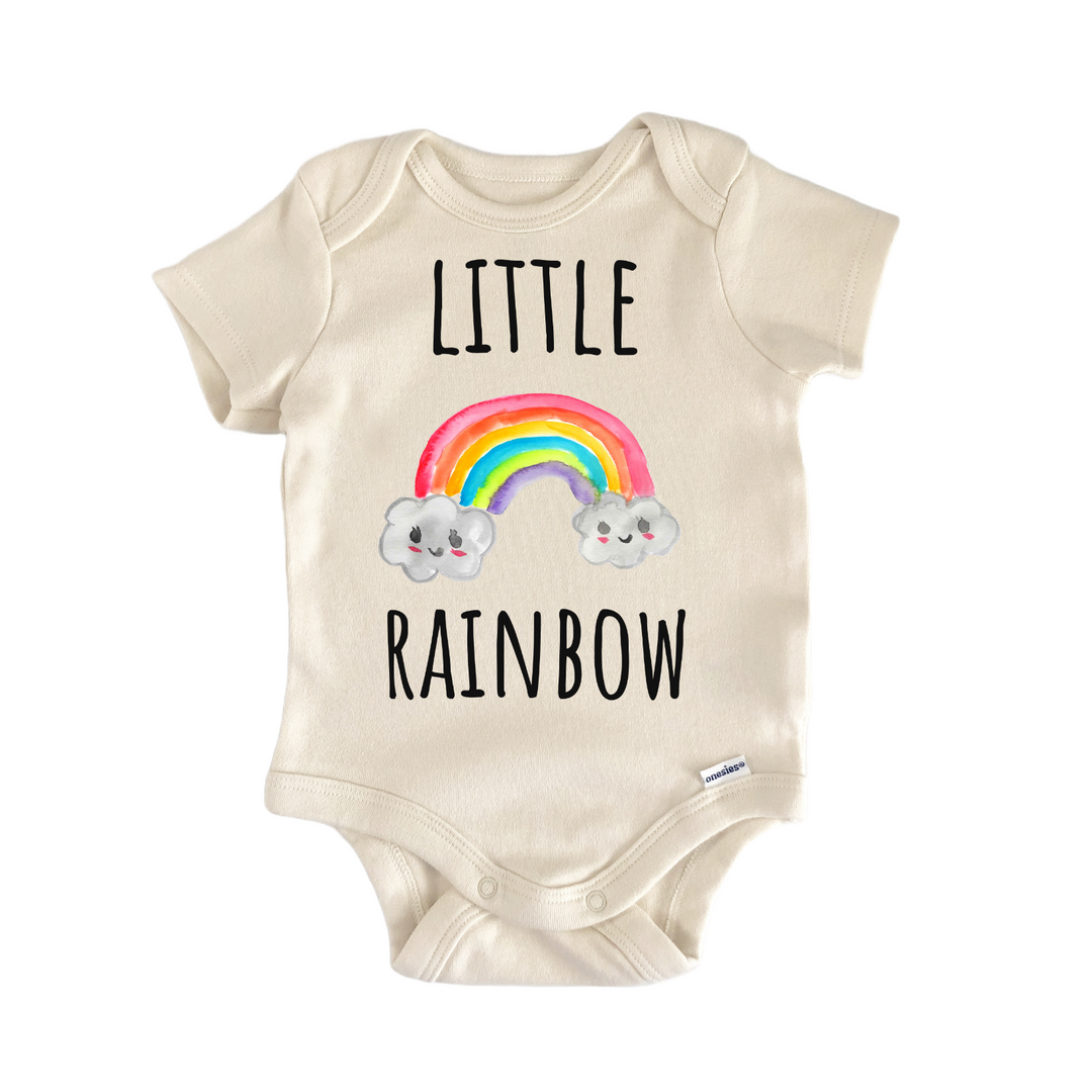 Little Rainbow Clouds Weather Baby Gift Baby Onesie®