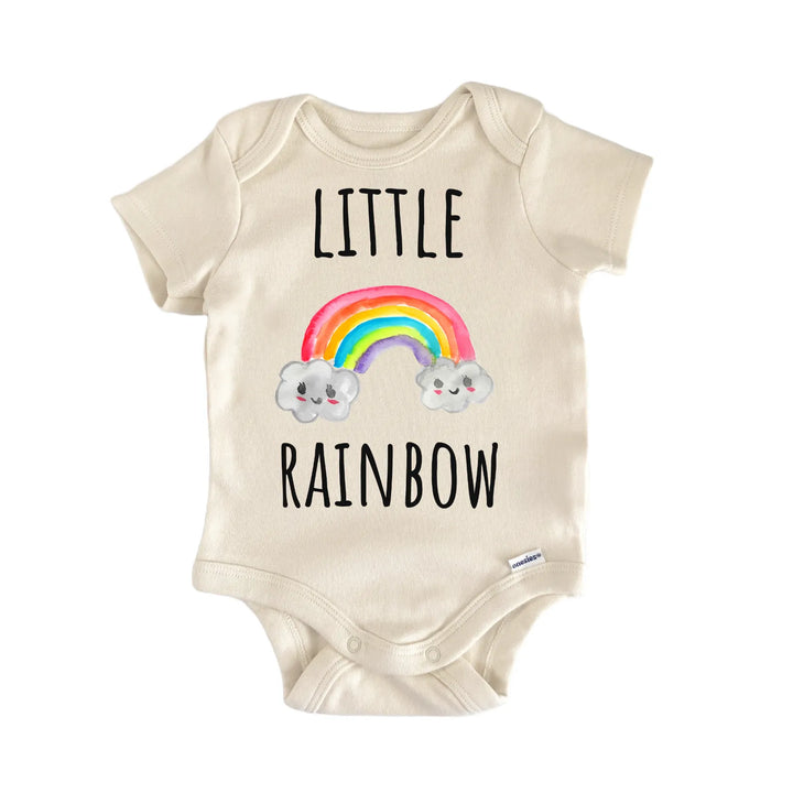 Little Rainbow Clouds Weather Baby Gift Baby Bodysuit
