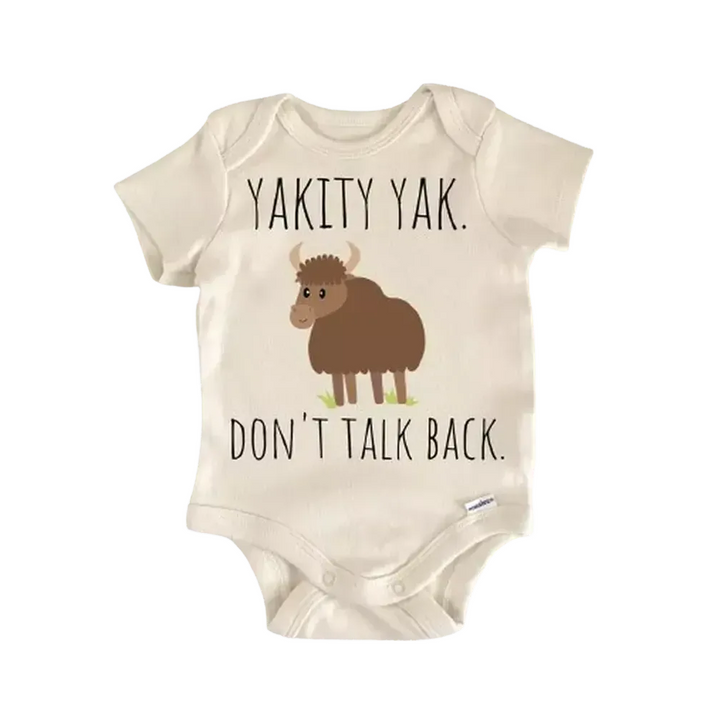 Yakity Yak Animal - Baby Boy Girl Clothes Infant Bodysuit Funny Cute Newborn  Funny Cute Onesie® | North Fork Forager LLC