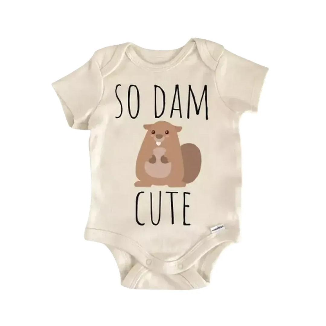 Beaver Dam Animal - Baby Boy Girl Clothes Infant Onesie® Funny Cute Newborn GS1  Funny Cute Onesie® | North Fork Forager LLC