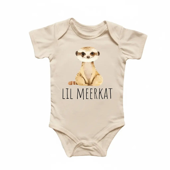 Little Meerkat - Baby Boy Girl Clothes Infant Bodysuit Funny Cute Newborn  Funny Cute Onesie® | North Fork Forager LLC