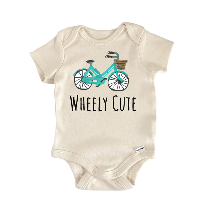 Blue Bike Bicycle Baby Gift Baby Onesie®