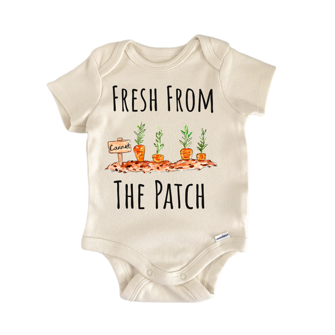 Fresh From The Patch Carrot Vegetable Baby Gift Baby Onesie®