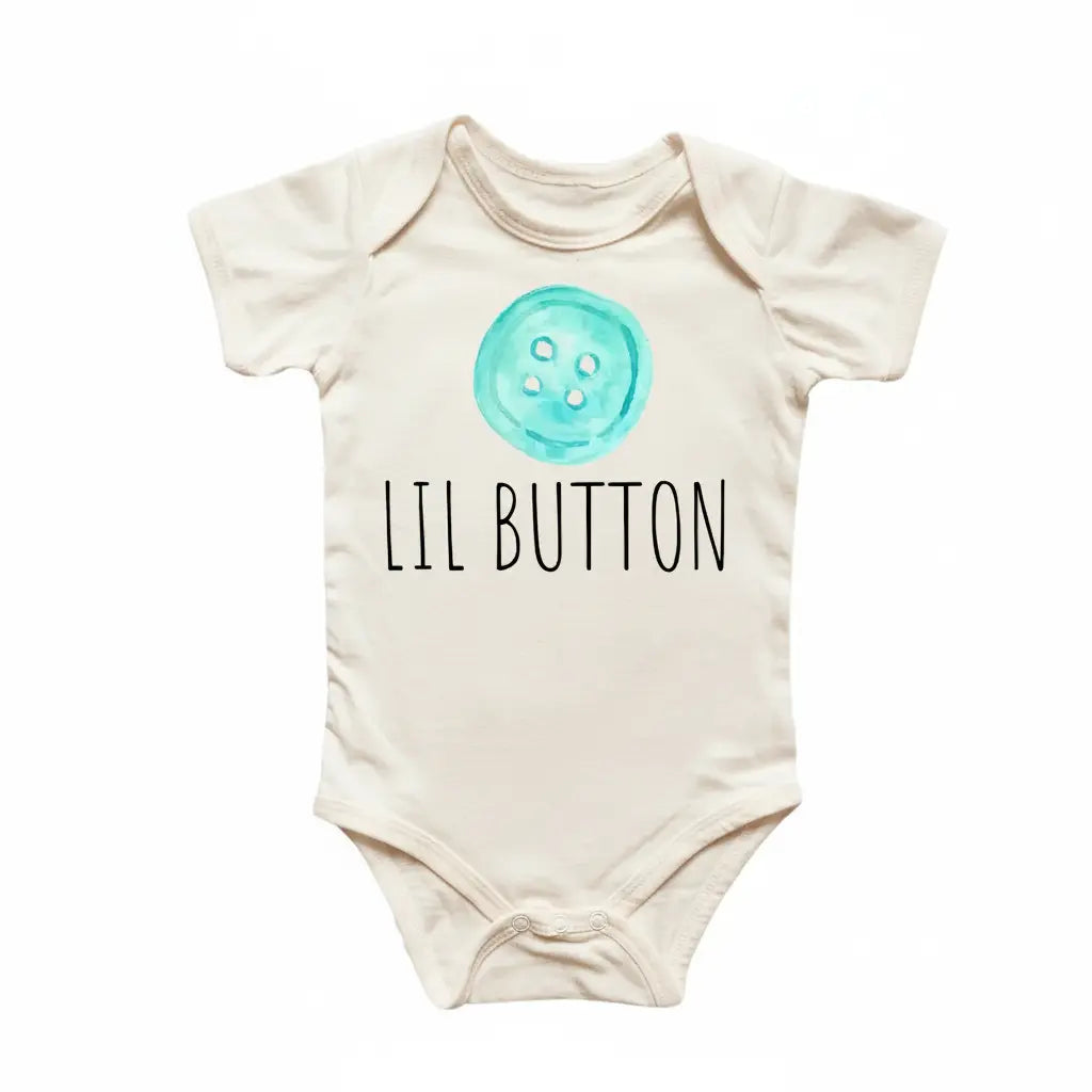 Little Button - Baby Boy Girl Clothes Infant Bodysuit Funny Cute Newborn 1  Funny Cute Onesie® | North Fork Forager LLC