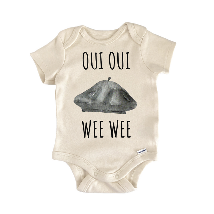 French Beret Wee Oui France Baby Gift Baby Onesie®