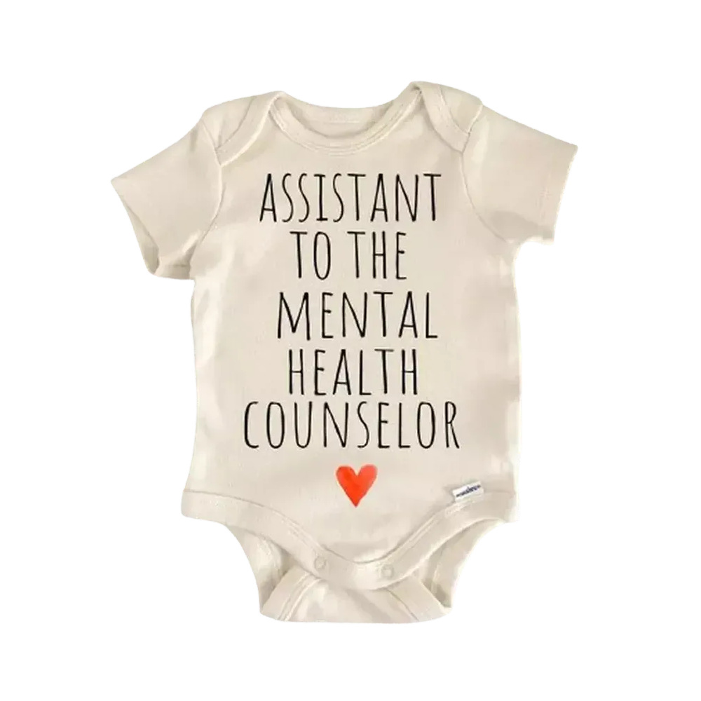 Mental Health Counselor - Baby Boy Girl Clothes Infant Bodysuit Funny Cute Newborn  Funny Cute Onesie® | North Fork Forager LLC