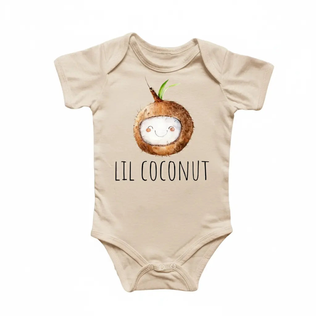 Coconut Kawaii - Baby Boy Girl Clothes Infant Bodysuit Funny Cute Newborn  Funny Cute Onesie® | North Fork Forager LLC