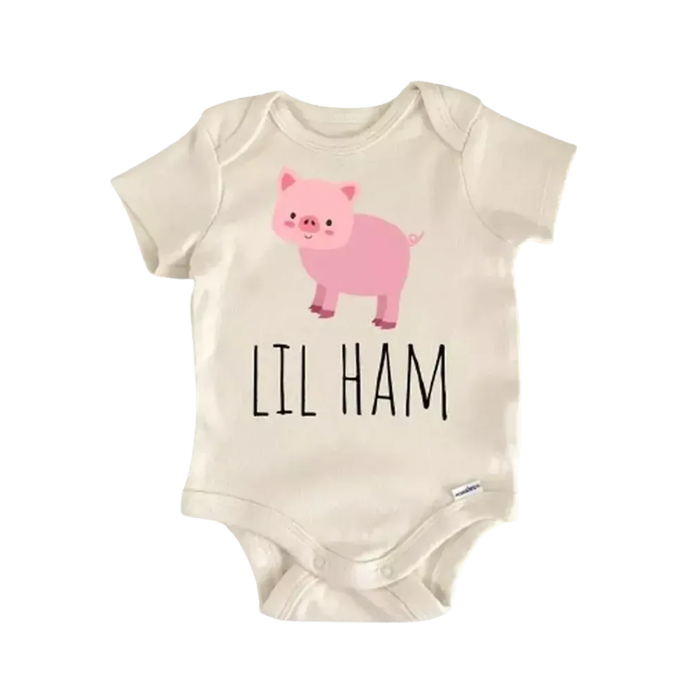 Pig Bacon Farm Ham - Baby Boy Girl Clothes Infant Bodysuit Funny Cute Newborn  Funny Cute Onesie® | North Fork Forager LLC