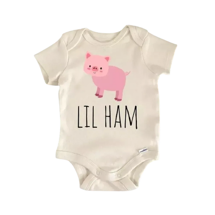Pig Bacon Farm Ham - Baby Boy Girl Clothes Infant Bodysuit Funny Cute Newborn  Funny Cute Onesie® | North Fork Forager LLC