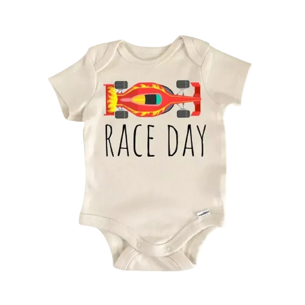 Racing Race Car Racer - Baby Boy Girl Clothes Infant Bodysuit Funny Cute Newborn  Funny Cute Onesie® | North Fork Forager LLC