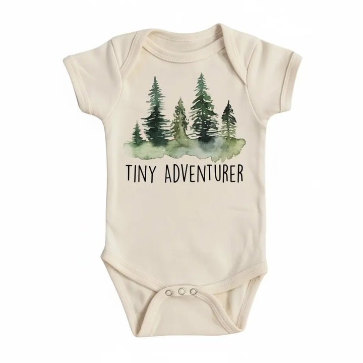 Tiny Adventurer - Baby Boy Girl Clothes Infant Bodysuit Funny Cute Newborn  Funny Cute Onesie® | North Fork Forager LLC
