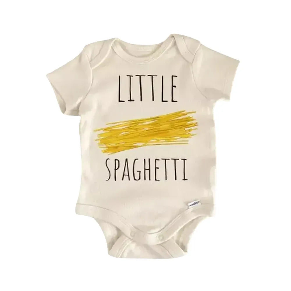 Italian Pasta Spaghetti - Baby Boy Girl Clothes Infant Bodysuit Funny Cute Newborn  Funny Cute Onesie® | North Fork Forager LLC