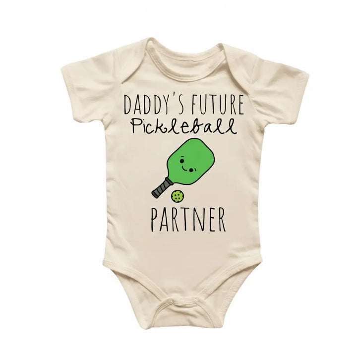 Pickleball Paddle - Baby Boy Girl Clothes Infant Bodysuit Funny Cute Newborn  Funny Cute Onesie® | North Fork Forager LLC