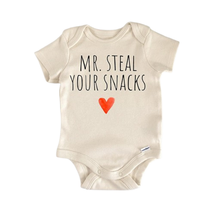 Snacks Food Foodie - Baby Boy Girl Clothes Infant Bodysuit Funny Cute Newborn