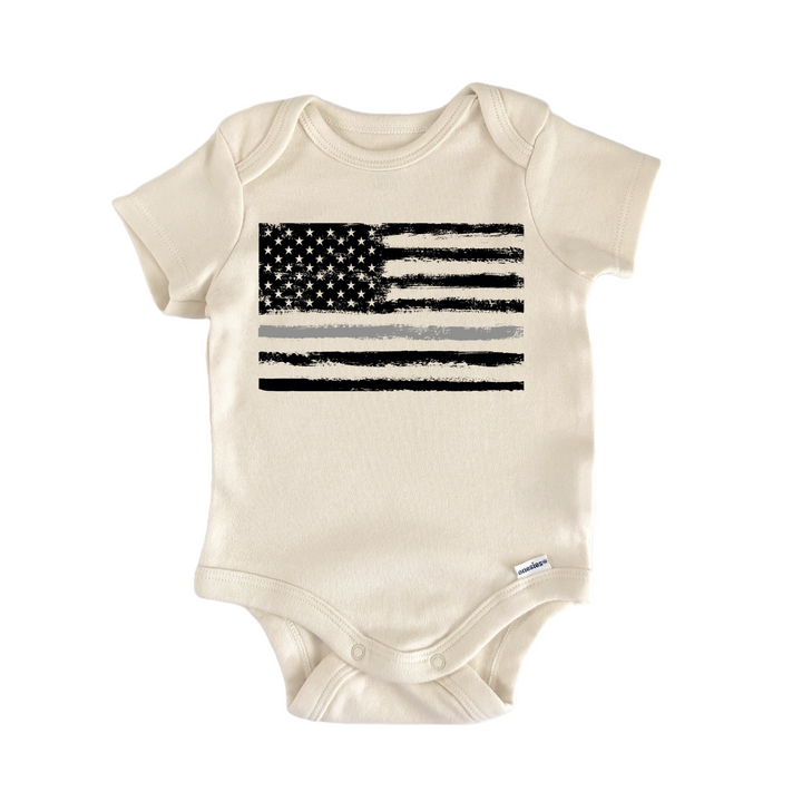 Thin Grey Line Corrections Officer Leo Baby Gift Baby Onesie®