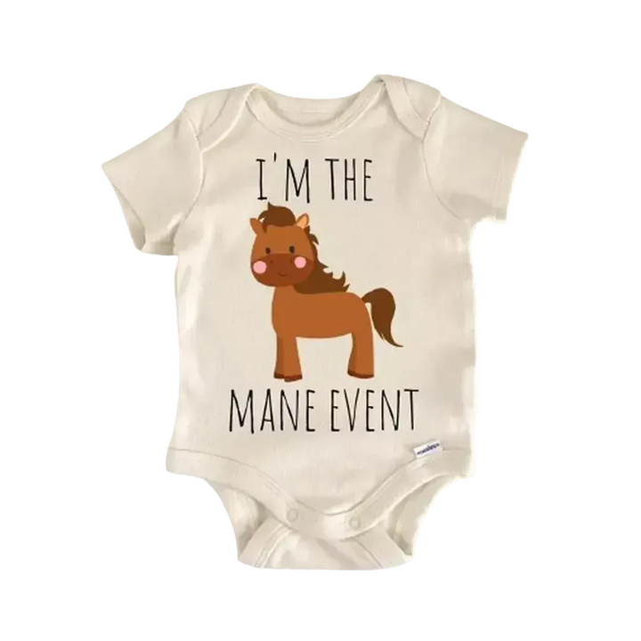 Horse Equestrian - Baby Boy Girl Clothes Infant Bodysuit Funny Cute Newborn  Funny Cute Onesie® | North Fork Forager LLC