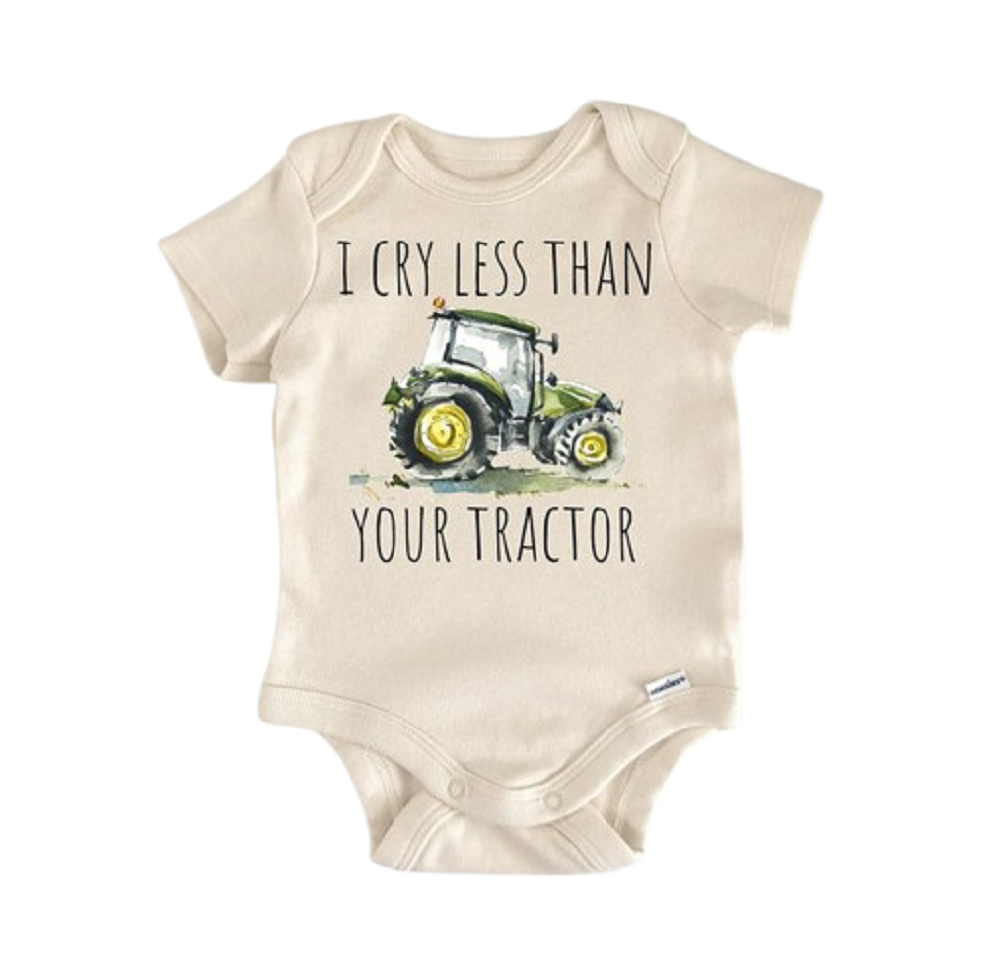 Farmhand Farmer Tractor - Baby Boy Girl Clothes Infant Bodysuit Funny Cute Newborn  Funny Cute Onesie® | North Fork Forager LLC