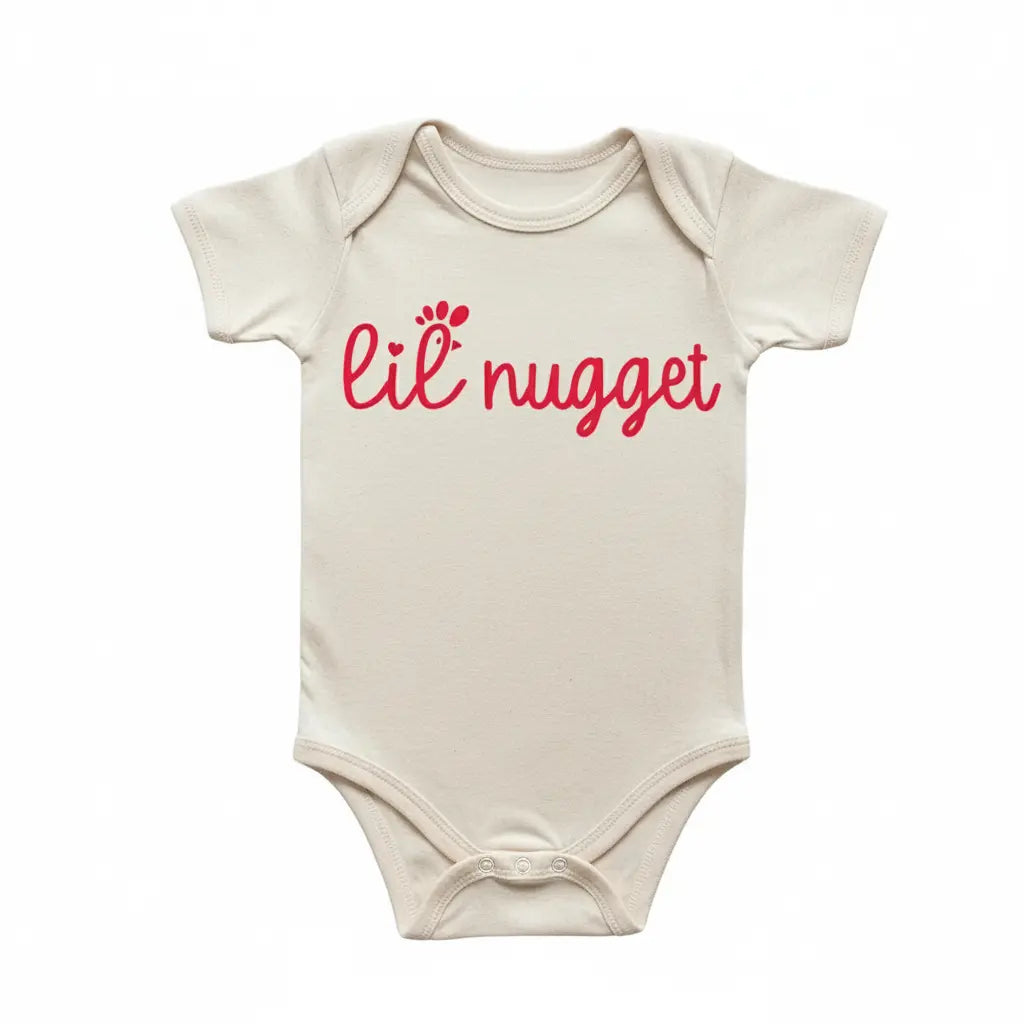 Little Chicken Nugget - Baby Boy Girl Clothes Infant Onesie® Funny Cute Newborn GS1  Funny Cute Onesie® | North Fork Forager LLC
