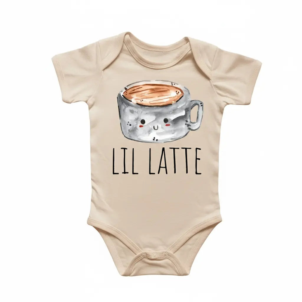 Little Latte Coffee - Baby Boy Girl Clothes Infant Bodysuit Funny Cute Newborn  Funny Cute Onesie® | North Fork Forager LLC