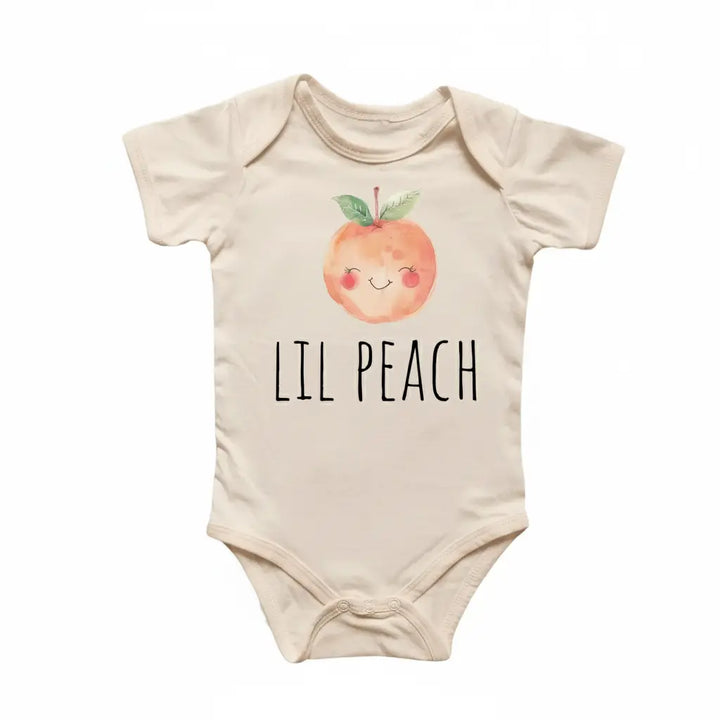 Little Peach - Baby Boy Girl Clothes Infant Bodysuit Funny Cute Newborn  Funny Cute Onesie® | North Fork Forager LLC