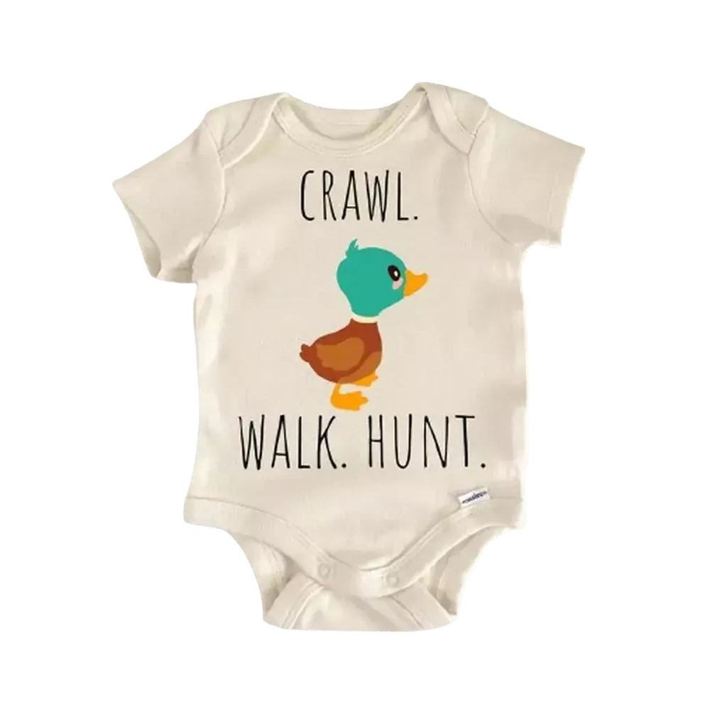 Duck Hunting Hunter  - Baby Boy Girl Clothes Infant Bodysuit Funny Cute Newborn  Funny Cute Onesie® | North Fork Forager LLC