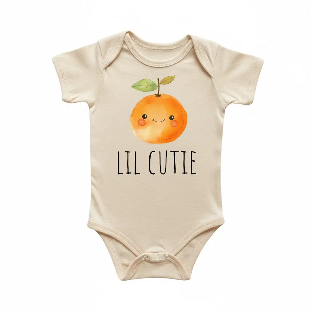 Cutie Orange - Baby Boy Girl Clothes Infant Bodysuit Funny Cute Newborn  Funny Cute Onesie® | North Fork Forager LLC