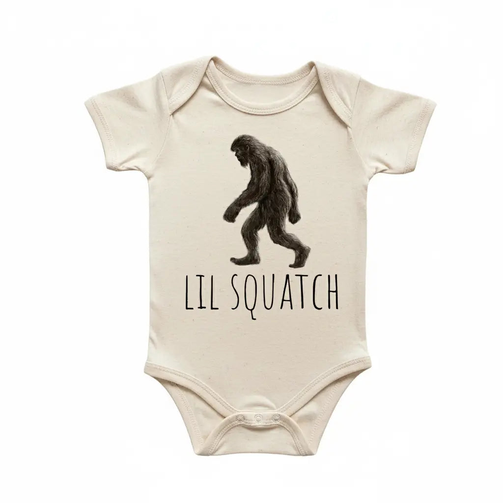 Big Foot Sasquatch - Baby Boy Girl Clothes Infant Bodysuit Funny Cute Newborn 4  Funny Cute Onesie® | North Fork Forager LLC