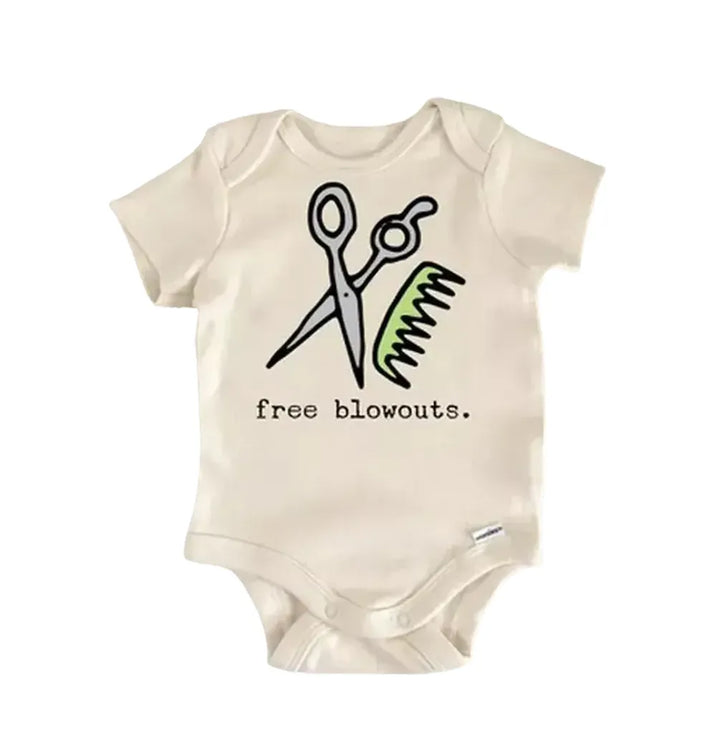 Hairdresser Salon  - Baby Boy Girl Clothes Infant Onesie® Funny Cute GS1 BBY  Funny Cute Onesie® | North Fork Forager LLC