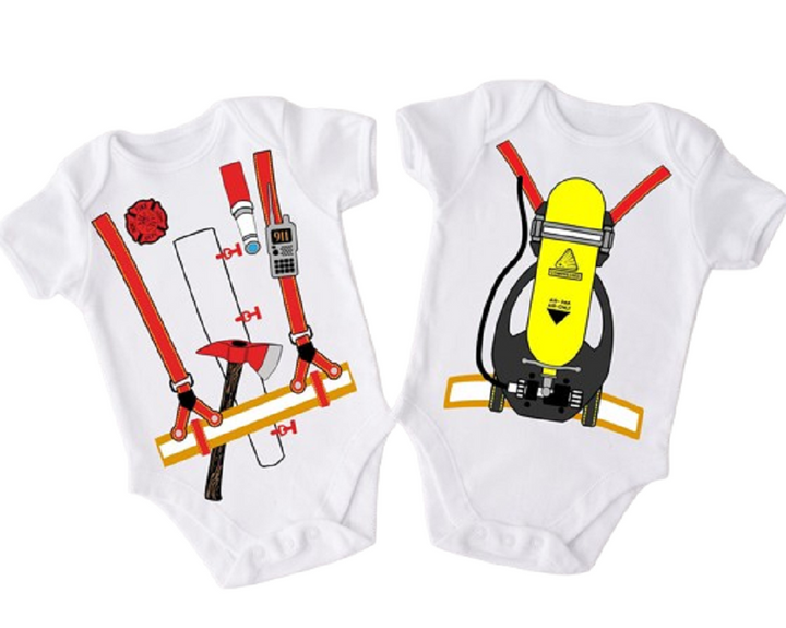 Firefighter Fireman Fire Department - Baby Boy Girl Clothes Infant Bodysuit Funny GS2