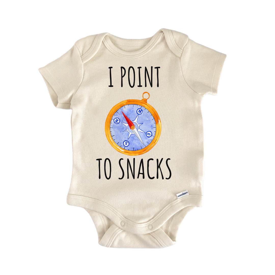 Compass Nautical Adventure Hiking Baby Gift Baby Onesie®