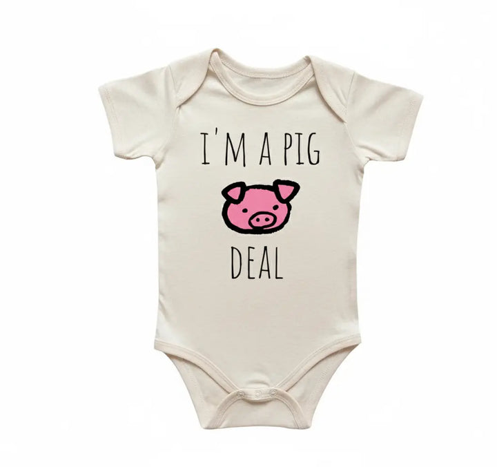 Pig Farm Farmer - Baby Boy Girl Clothes Infant Bodysuit Funny Cute Newborn  Funny Cute Onesie® | North Fork Forager LLC
