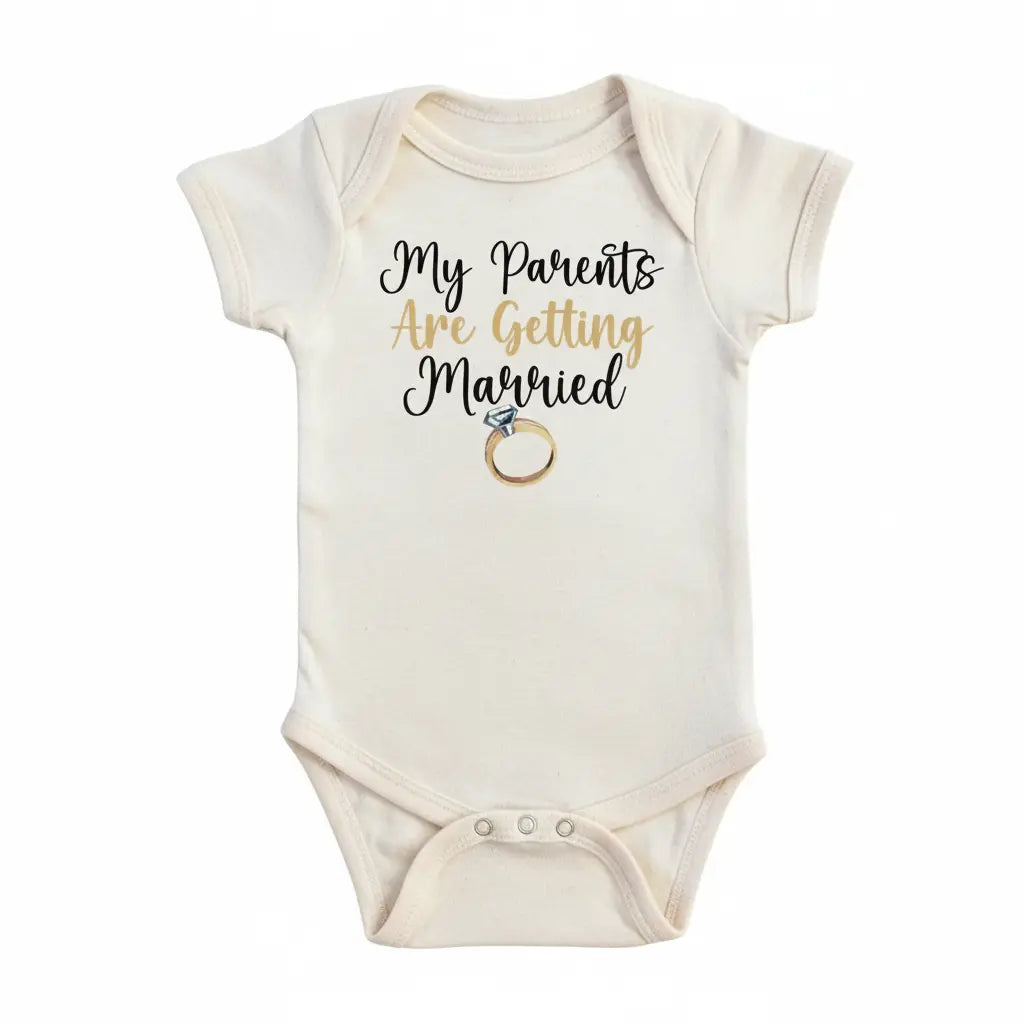 Getting Married  - Baby Boy Girl Clothes Infant Onesie® Funny Cute Newborn GS1  Funny Cute Onesie® | North Fork Forager LLC