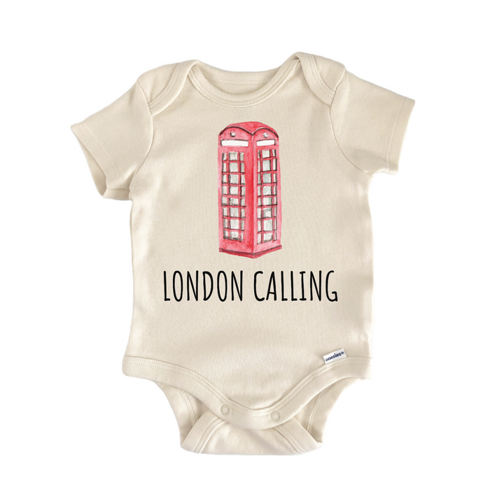 London Telephone Booth Baby Gift Baby Onesie®