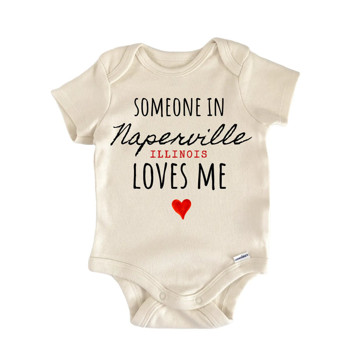 Naperville Illinois Baby Gift Baby Bodysuit