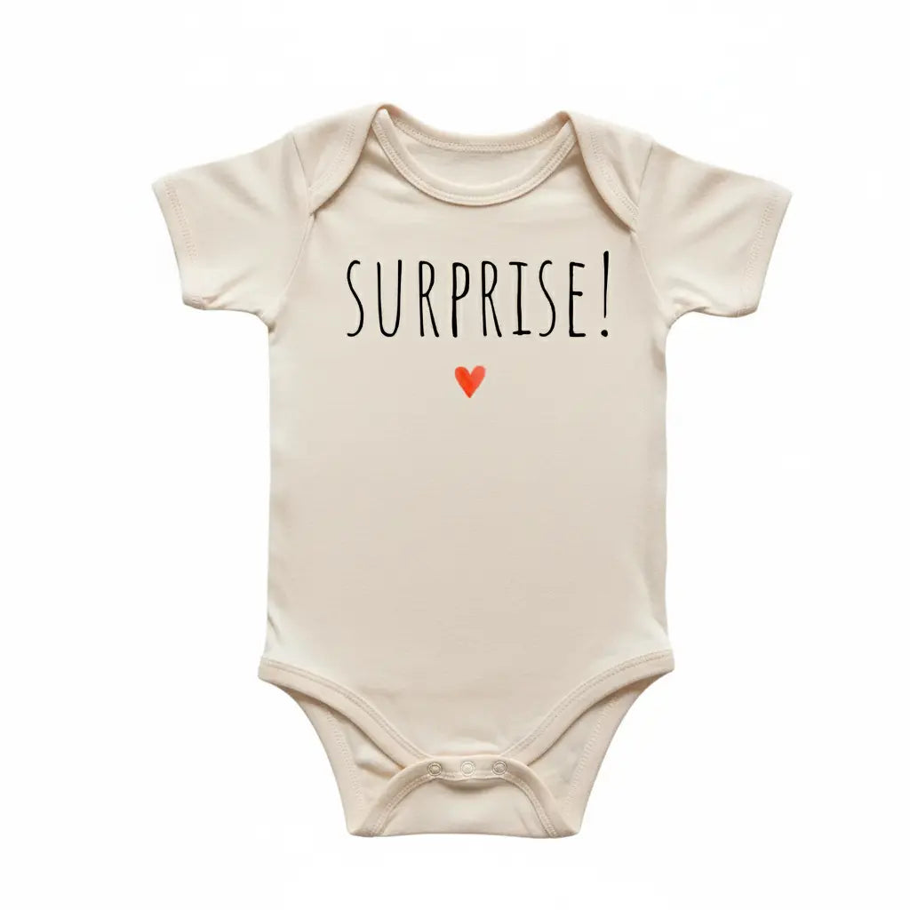 Suprise Pregnancy Reveal - Baby Boy Girl Clothes Infant Bodysuit Funny Cute Newborn  Funny Cute Onesie® | North Fork Forager LLC