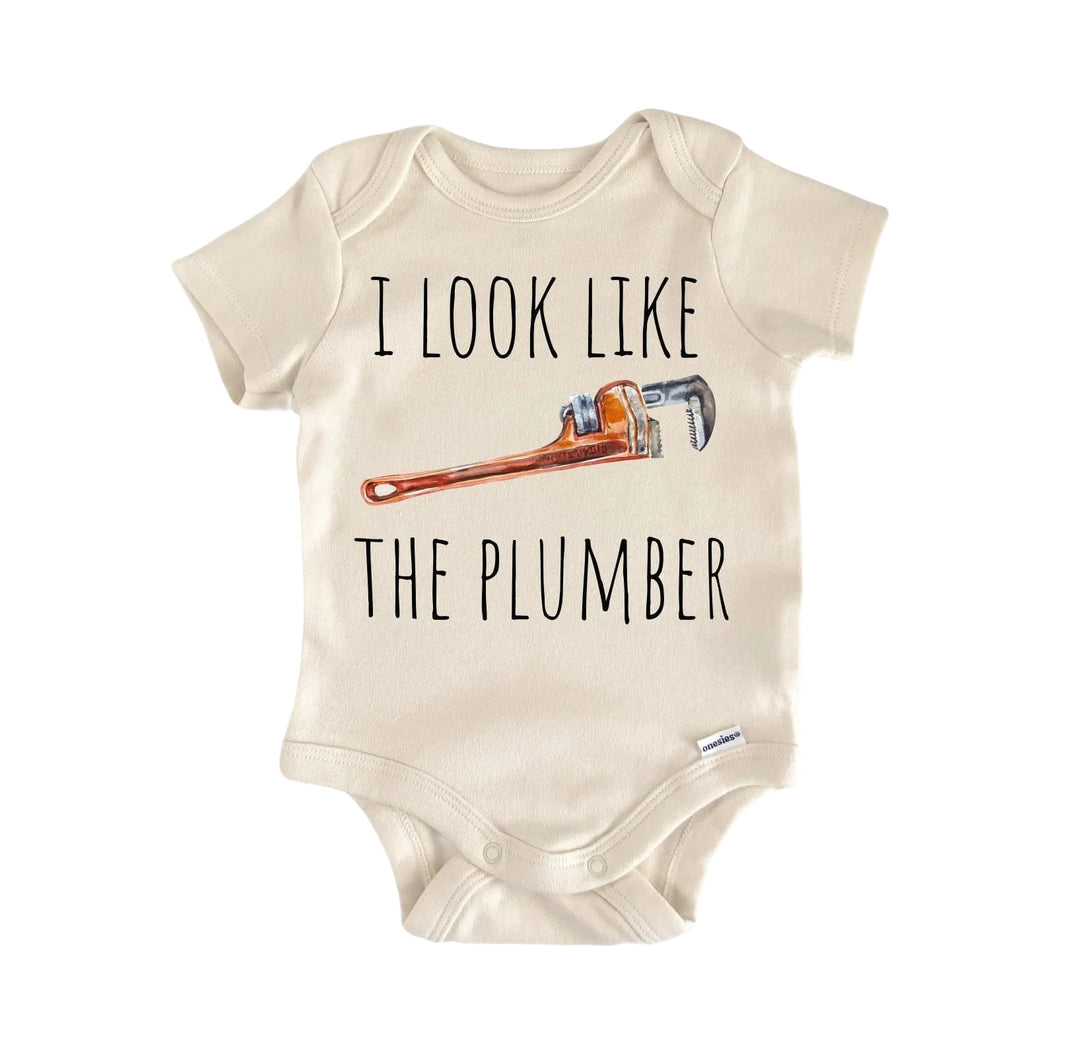 Plumber Plumbing - Baby Boy Girl Clothes Infant Onesie® Funny Cute Newborn GS1 BBY  Funny Cute Onesie® | North Fork Forager LLC
