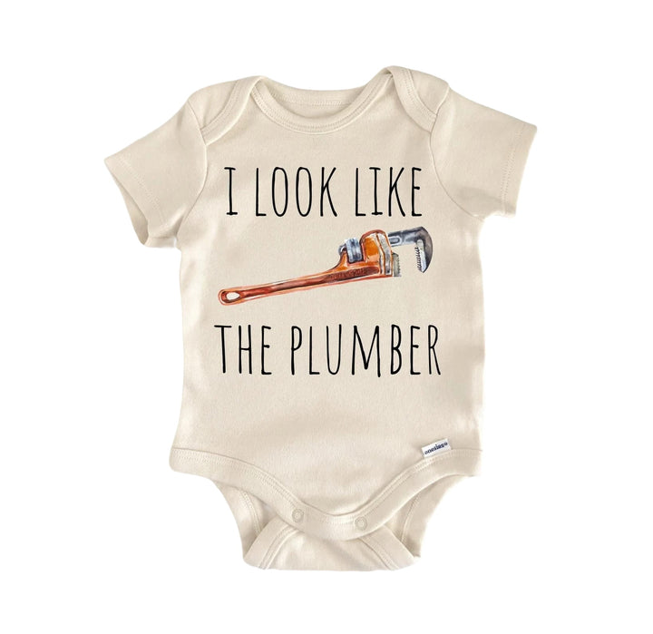 Plumber Plumbing - Baby Boy Girl Clothes Infant Onesie® Funny Cute Newborn GS1 BBY  Funny Cute Onesie® | North Fork Forager LLC