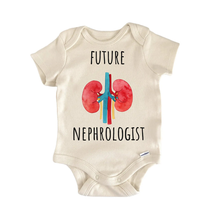 Kidney Doctor Nephrologist Hands Baby Gift Baby Bodysuit