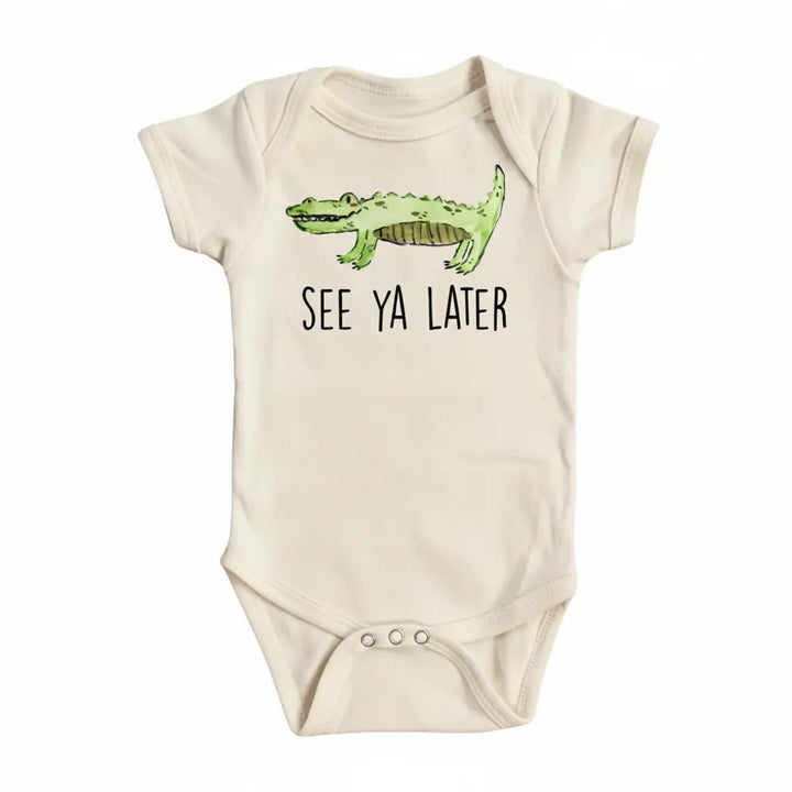 Alligator Green - Baby Boy Girl Clothes Infant Bodysuit Funny Cute Newborn  Funny Cute Onesie® | North Fork Forager LLC