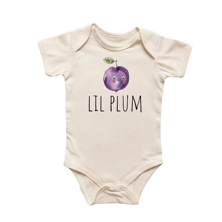 Little Plum - Baby Boy Girl Clothes Infant Bodysuit Funny Cute Newborn  Funny Cute Onesie® | North Fork Forager LLC