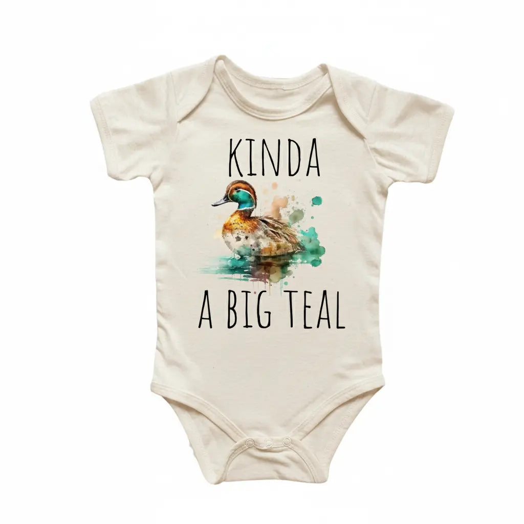 Duck Hunting Teal - Baby Boy Girl Clothes Infant Bodysuit Funny Cute Newborn  Funny Cute Onesie® | North Fork Forager LLC