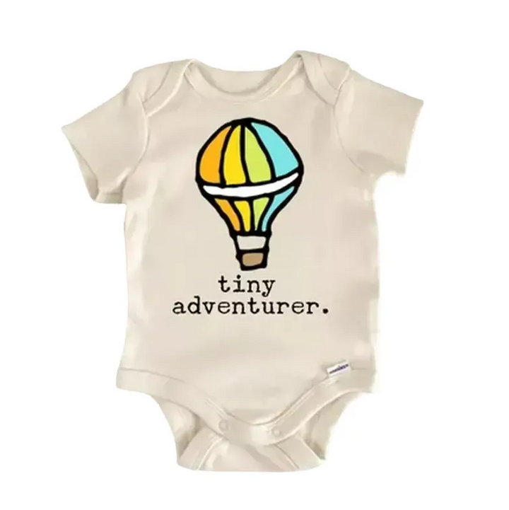 Hot Air Balloon Travel Adventure - Baby Boy Girl Clothes Infant Bodysuit Funny Cute  Funny Cute Onesie® | North Fork Forager LLC