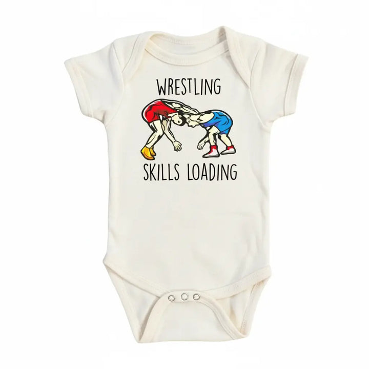 Wrestling - Baby Boy Girl Clothes Infant Bodysuit Funny Cute Newborn 1C  Funny Cute Onesie® | North Fork Forager LLC