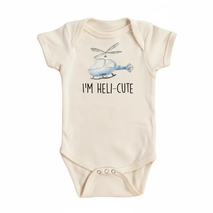 Helicopter Cute - Baby Boy Girl Clothes Infant Onesie® Funny Cute Newborn GS1  Funny Cute Onesie® | North Fork Forager LLC