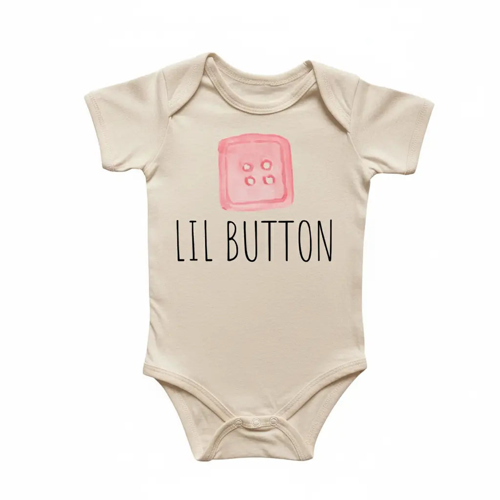 Little Button - Baby Boy Girl Clothes Infant Bodysuit Funny Cute Newborn 2  Funny Cute Onesie® | North Fork Forager LLC