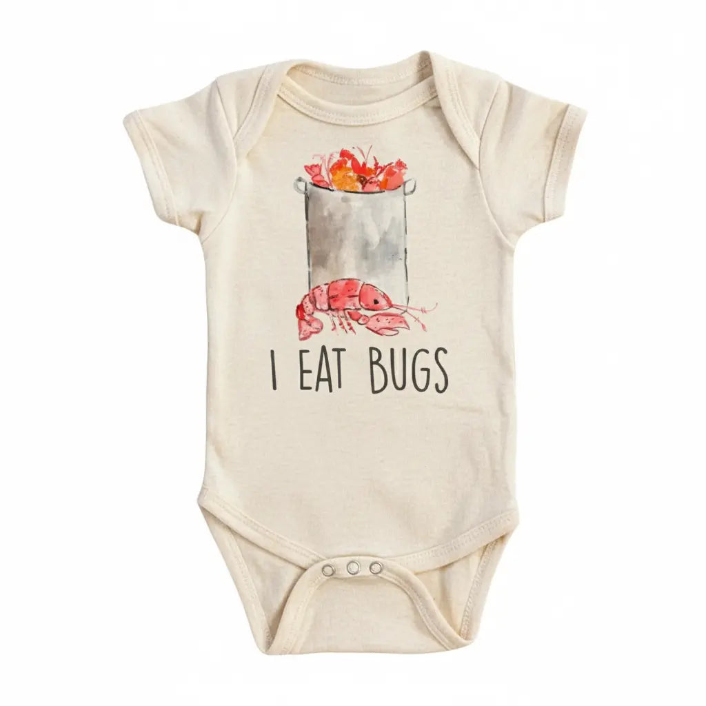 Crawfish Bugs  - Baby Boy Girl Clothes Infant Onesie® Funny Cute NewbornGS1  Funny Cute Onesie® | North Fork Forager LLC